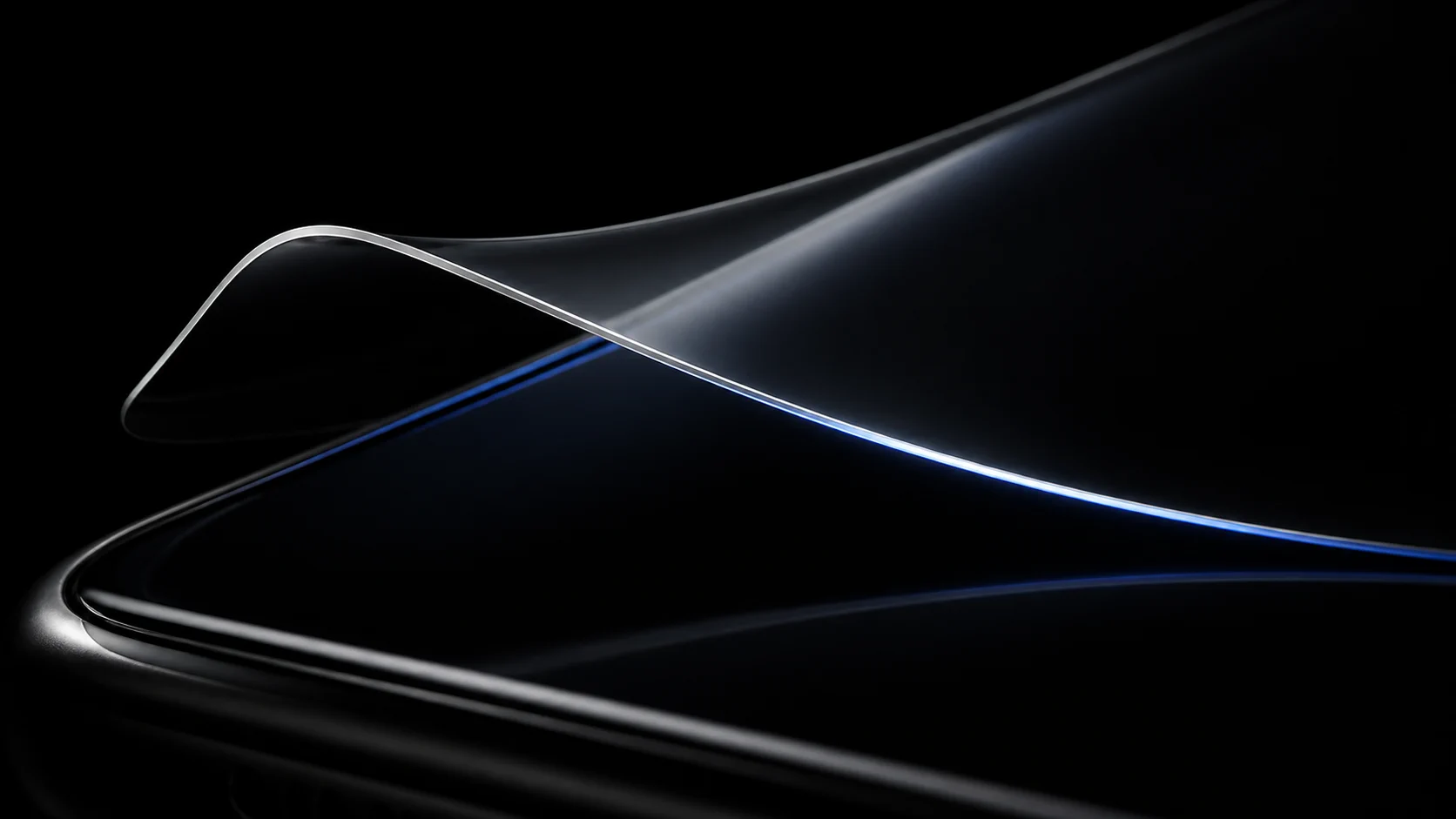 Detalle de una lámina transparente de hidrogel NanoShield Pro